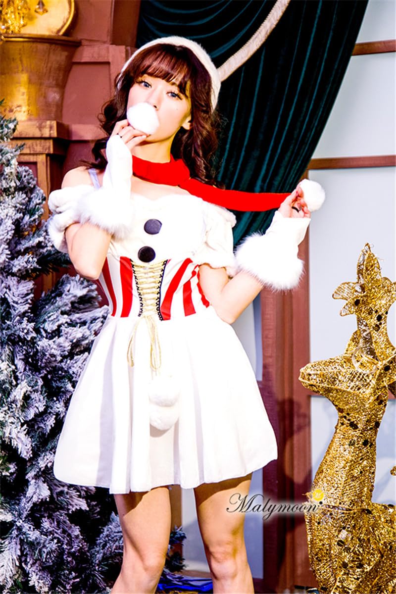 Amazon | [kotten-hg168] クリスマス コスプレ セクシー 雪だるま